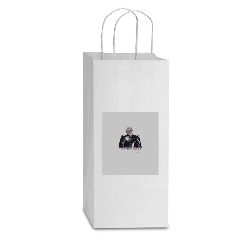 Inquisitor Sleeveless Double Wine Paper Bag - 6 1/2 X 3 1/2 X 12 3/8 | Artistshot