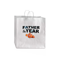 Cartoon Finding-nemo Father Of The Year Jumbo Paper Bag - 18 X 7 X 18 3/4 | Artistshot