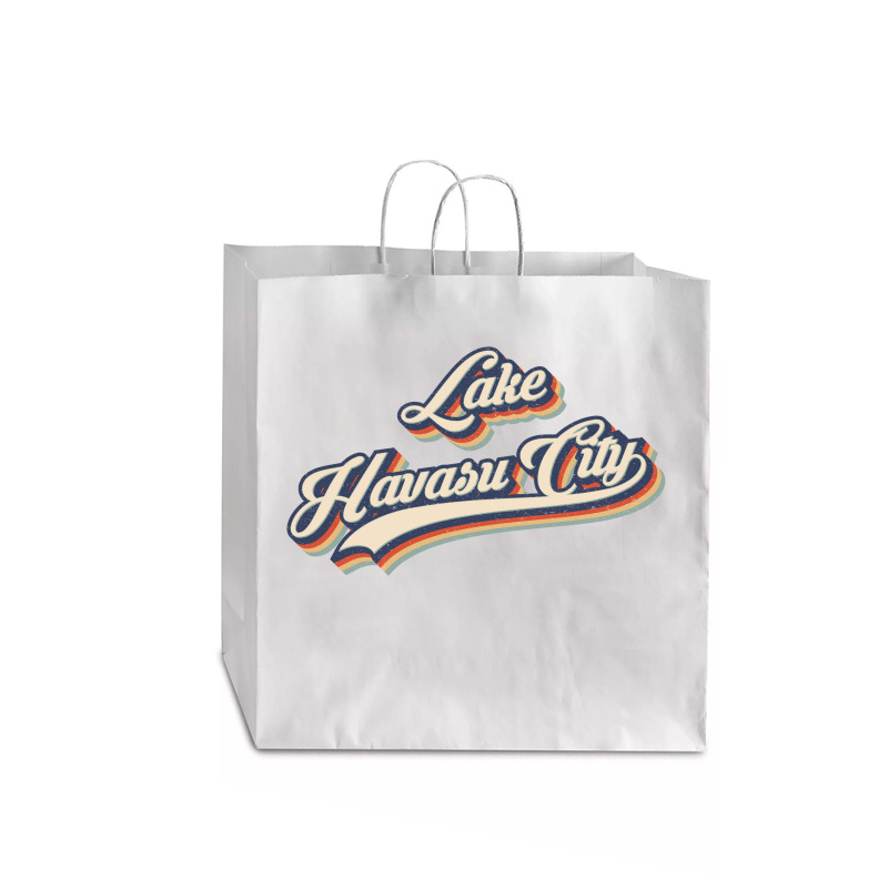 I Love Lake Havasu City Usa Retro Vintage Jumbo Paper Bag - 18 X 7 X 18 3/4 | Artistshot