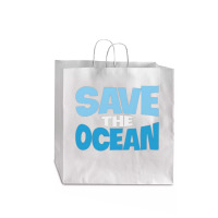 Save The Ocean Jumbo Paper Bag - 18 X 7 X 18 3/4 | Artistshot