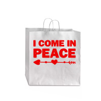 I Come In Peace Jumbo Paper Bag - 18 X 7 X 18 3/4 | Artistshot