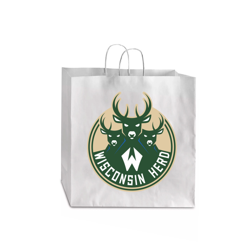 Wisconsin Herd Jumbo Paper Bag - 18 X 7 X 18 3/4 | Artistshot