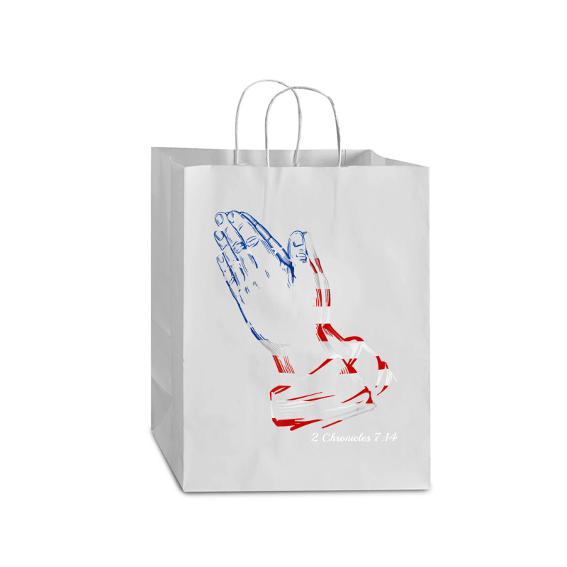 Christians Pray For America 2 Chronicles 714 Praying Hands Mart Paper Bag -13 X 7 X 17 | Artistshot