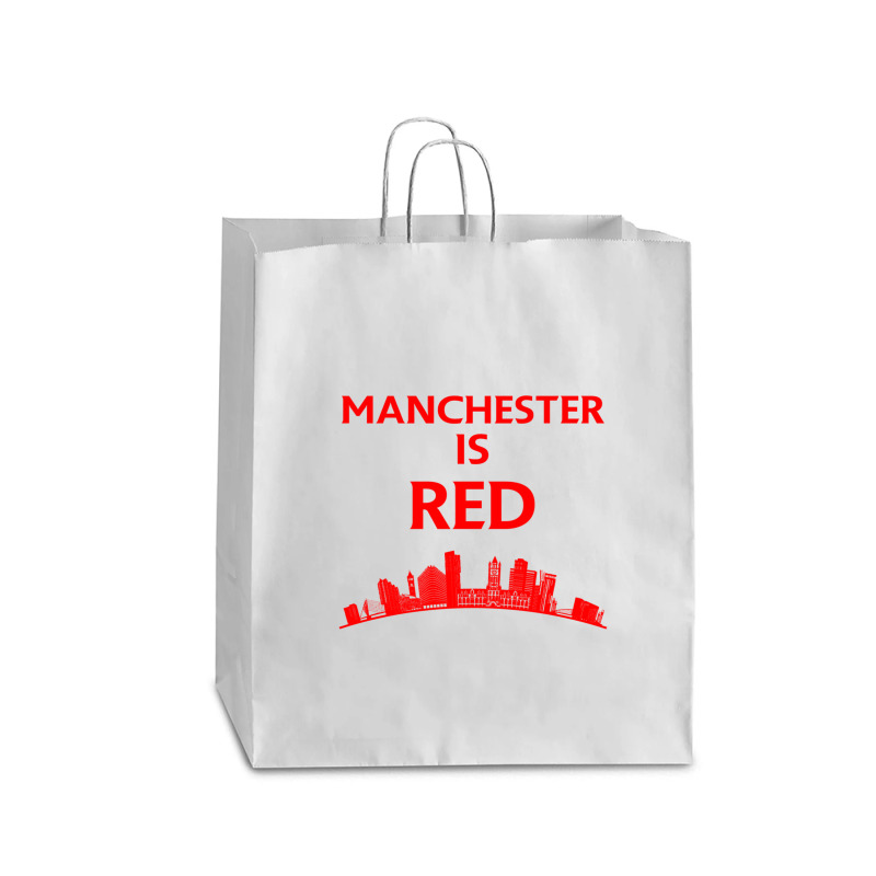 Manchester Is Red United Queen Paper Bag - 16 X 6 X 19 1/4 | Artistshot