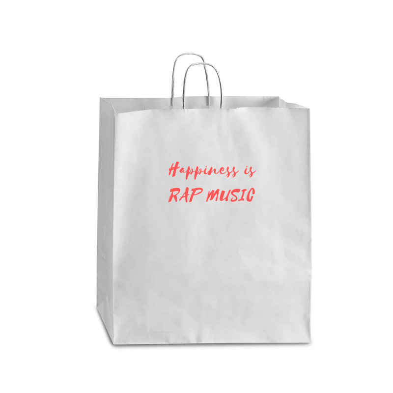 Happiness Is Rap Music Queen Paper Bag - 16 X 6 X 19 1/4 | Artistshot