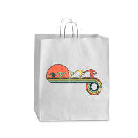 Gymnast Girl Exercise Retro Vintage Sunset Rainbow Color Queen Paper Bag - 16 X 6 X 19 1/4 | Artistshot