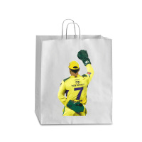 Ms Dhoni Chennai Super Kings Csk Wallpaper Whistlepodu Classic Queen Paper Bag - 16 X 6 X 19 1/4 | Artistshot