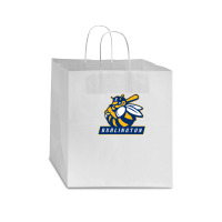 The Burlington Bees Star Paper Bag - 13 X 7 X 13 | Artistshot