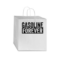 Gasoline Forever Funny Gas Cars T Shirt Star Paper Bag - 13 X 7 X 13 | Artistshot