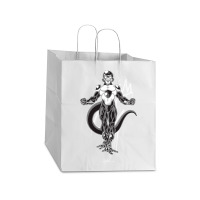 Animer Lover Gift Black Frieza Take Out Paper Bag - 14 X 10 X 15 1/2 | Artistshot