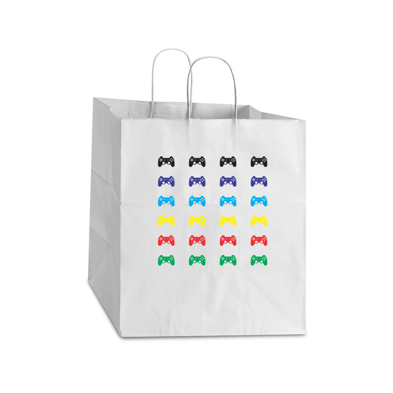 Game Controller Mini Set Take out Paper Bag - 14 x 10 x 15 1/2 by HeatherThomas | Artistshot