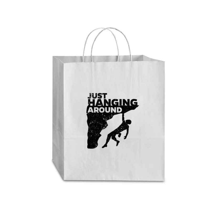 Statement Adventure Bouldering Rock Climbing Traveler Paper Bag -13 X 6 X 15 3/4 | Artistshot