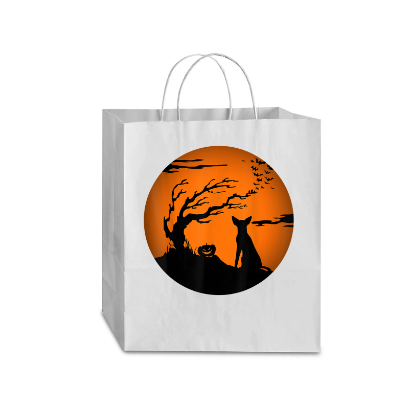 Oriental Shorthair Cat Halloween T Shirt Traveler Paper Bag -13 X 6 X 15 3/4 | Artistshot