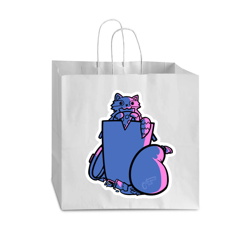 Outlaw The Trash Panda Vogue Paper Bag - 16 X 6 X 12 | Artistshot