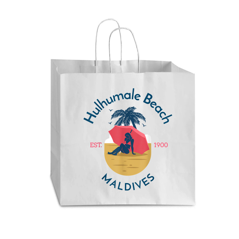 Hulhumale Beach Maldives T Shirt Vogue Paper Bag - 16 X 6 X 12 | Artistshot