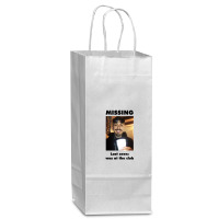 You Was At The Club Bottoms Up Boyboy West Coast Wine Paper Bag - 5 1/2 X 3 1/4 X 13 | Artistshot