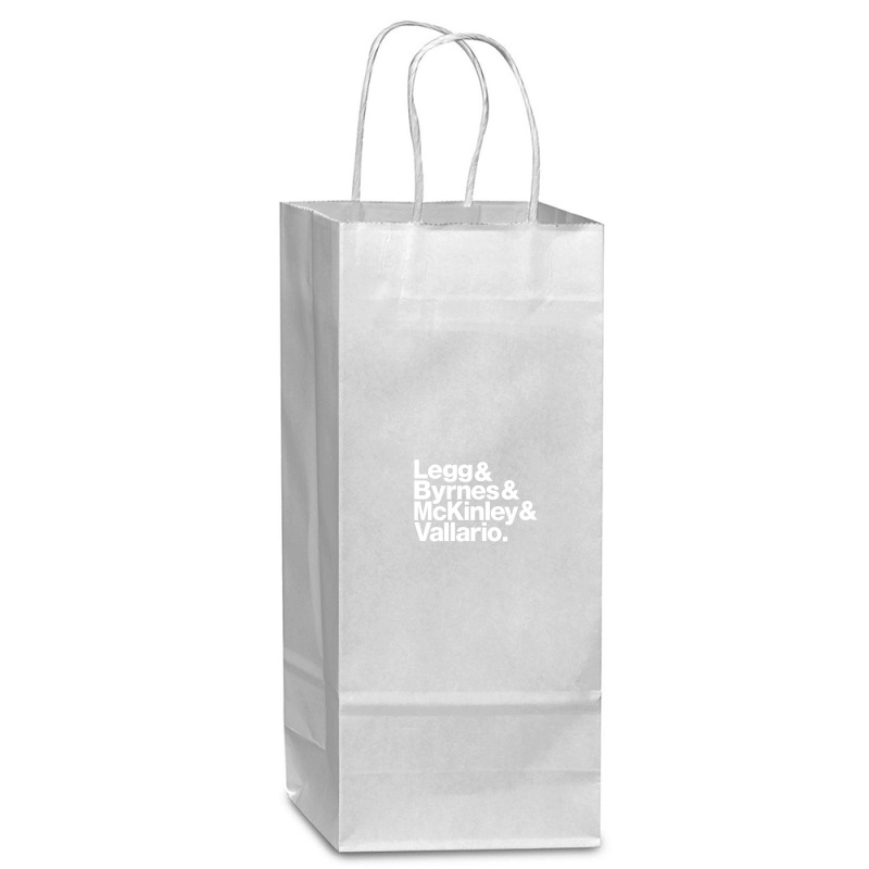 Legg & Byrnes & Mckinley & Vallario 1 Wine Paper Bag - 5 1/2 x 3 1/4 x 13 by CarlosMurillo | Artistshot