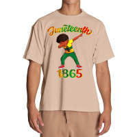 Juneteenth 1865 Dab Black Boy Brown Skin Afro American Boys T Shirt Urban Heavy T-shirt | Artistshot