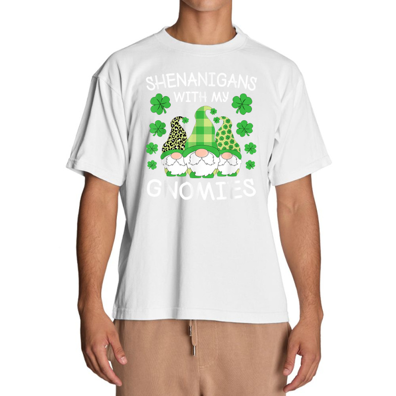 Shenanigans With My Gnomies St. Patricks Day Gnomes Irish Urban Heavy T-shirt | Artistshot