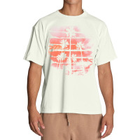 Palm Trees T  Shirt A Beautiful Painting That Shows The Atmosphere Of Urban Heavy T-shirt | Artistshot