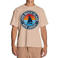 Long Beach Island New Jersey Nj Vintage Sailboat Retro 70s T Shirt Urban Heavy T-shirt | Artistshot