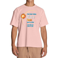 Waco Texas Tx Total Solar Eclipse 2024  01 T Shirt Urban Heavy T-shirt | Artistshot