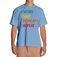 Work Safe Memorys Repeat World Traveler Traveling T Shirt Urban Heavy T-shirt | Artistshot