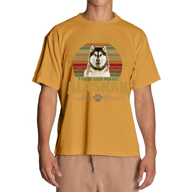 Dog Alaskan Malamute Dog 349 Paws Urban Heavy T-shirt | Artistshot