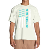 Myasthenia Gravis Awareness Teal Ribbon T Shirt Urban Heavy T-shirt | Artistshot