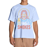 Holy Smokes Funny Jesus Urban Heavy T-shirt | Artistshot