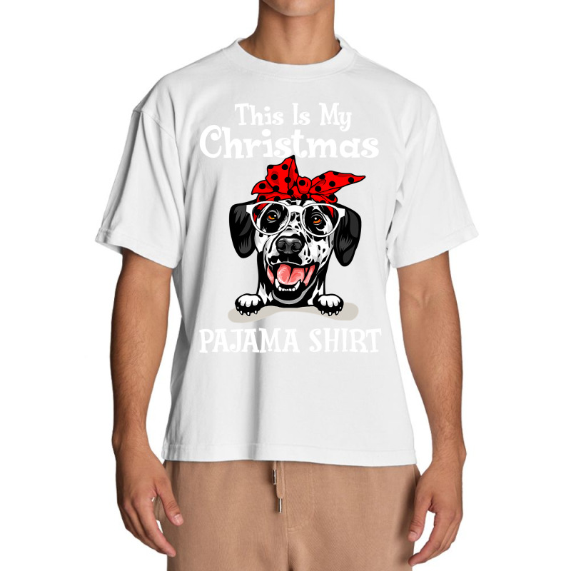 Dalmatian Dog This Is My Christmas Pajama Dalmatian Buffalo Plaid 31 D Urban Heavy T-shirt by circularflap | Artistshot