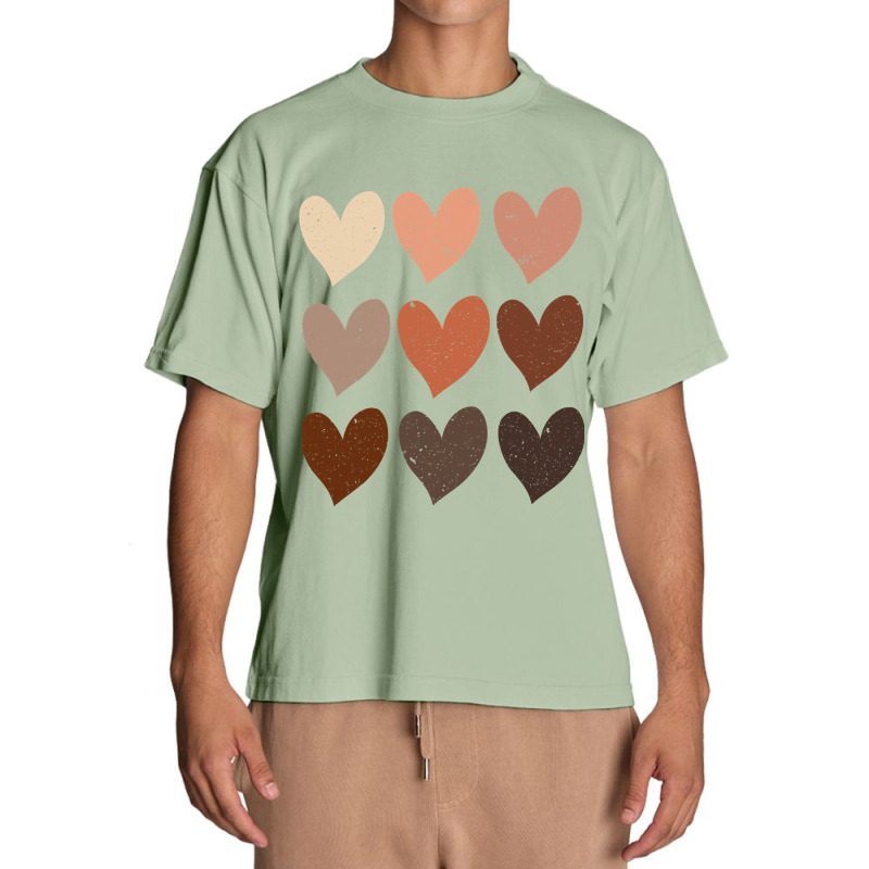 Diversity Hearts, Skin Tone Hearts Urban Heavy T-shirt | Artistshot