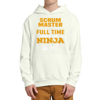 Scrum Master Because Full Time Multi Tasking Ninja Job Title T Shirt Urban Pullover Hoodie | Artistshot