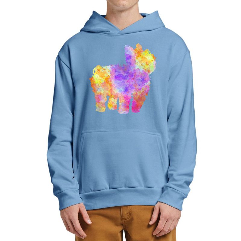 Dogs Lovers T  Shirt Yorkshire Terrier In Watercolor T  Shirt Urban Pullover Hoodie by robb98104 | Artistshot