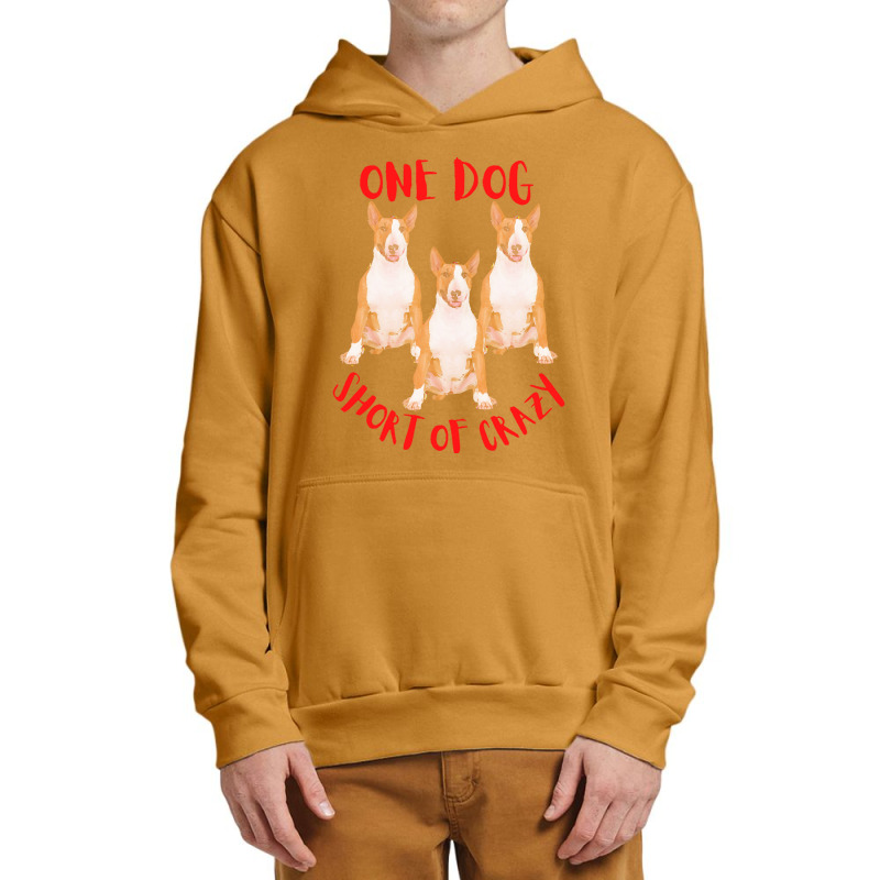 One Dog Short Of Crazy T  Shirtone Dog Short Of Crazy T  Shirt (11) Urban Pullover Hoodie | Artistshot