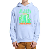 Cucumber T  Shirt Pickle Cucumber Vegan Girl T  Shirt (1) Urban Pullover Hoodie | Artistshot