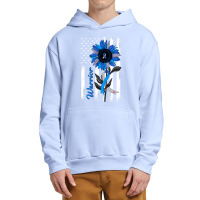 Diabetes Diabetic Warrior Sunflower American Flag 1 Diabetes Awareness Urban Pullover Hoodie | Artistshot