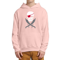 Pirate Skull Crossed Swords Urban Pullover Hoodie | Artistshot