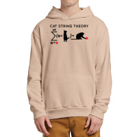 Cat String Theory Sarcastic Science Humor Funny T Shirt Urban Pullover Hoodie | Artistshot