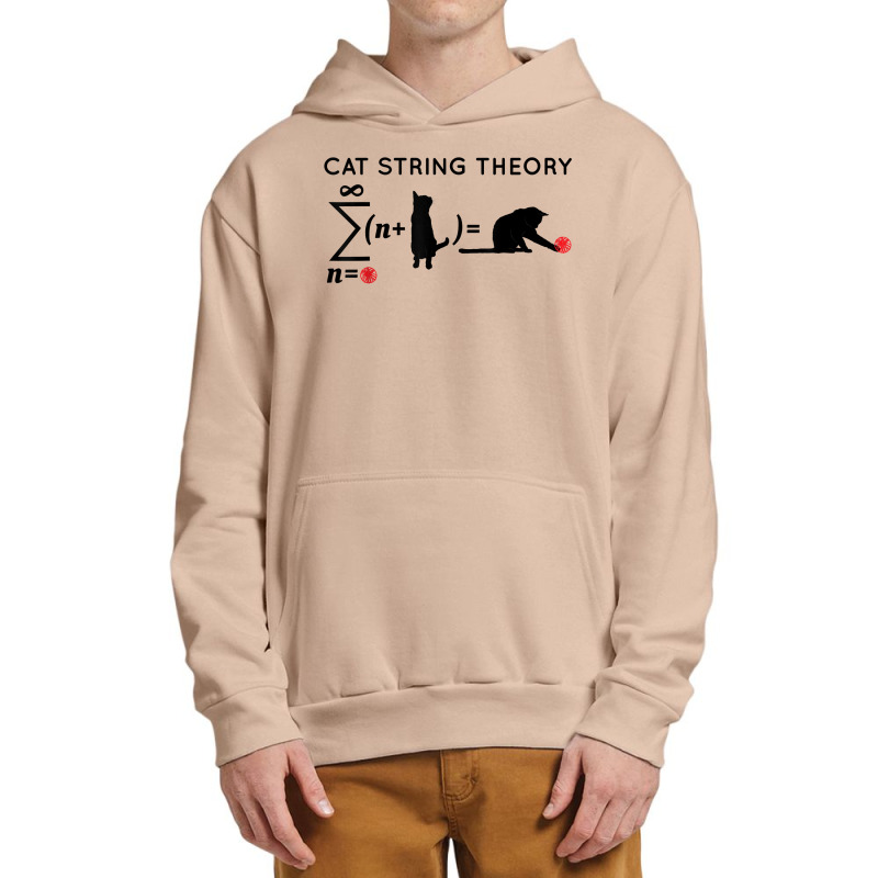 Cat String Theory Sarcastic Science Humor Funny T Shirt Urban Pullover Hoodie by KretschmerBridge | Artistshot