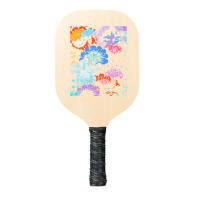 Flowers Illustration T  Shirt Sunshine Blossoms Pickleball Paddle | Artistshot