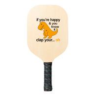 T Rex Clap Your Hands Classic Pickleball Paddle | Artistshot