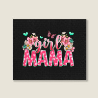 Girl Mama Landscape Canvas Print | Artistshot