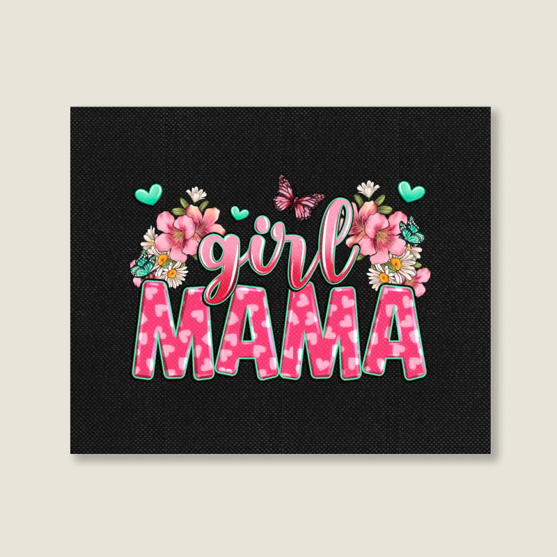 Girl Mama Landscape Canvas Print | Artistshot