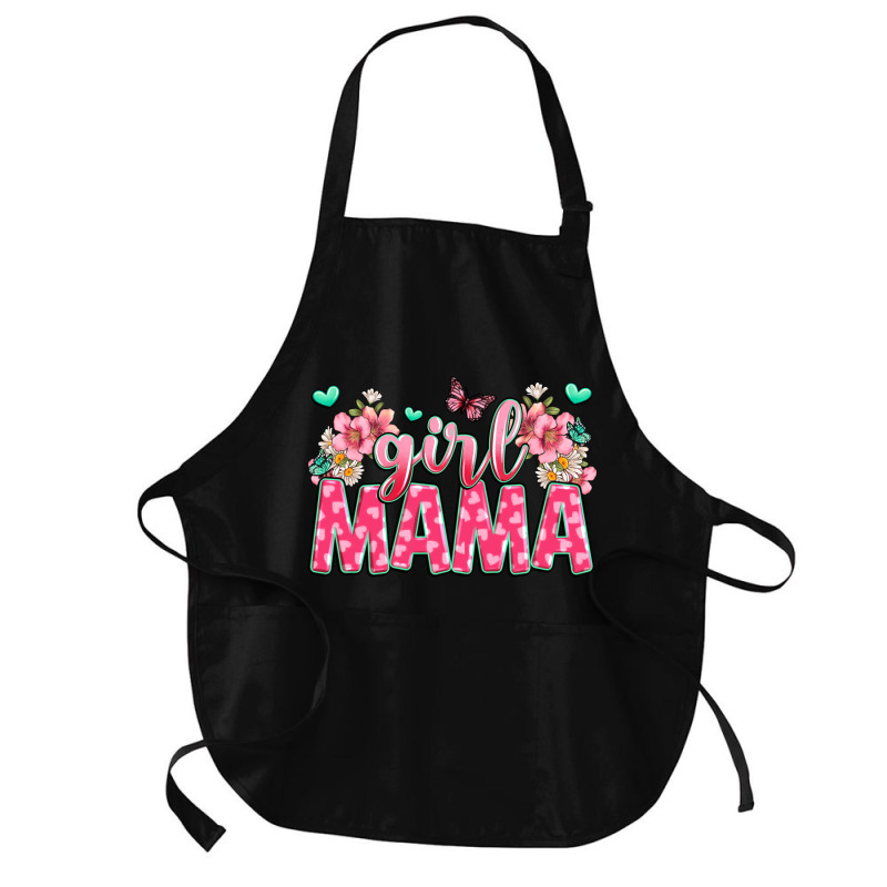 Girl Mama Medium-length Apron | Artistshot