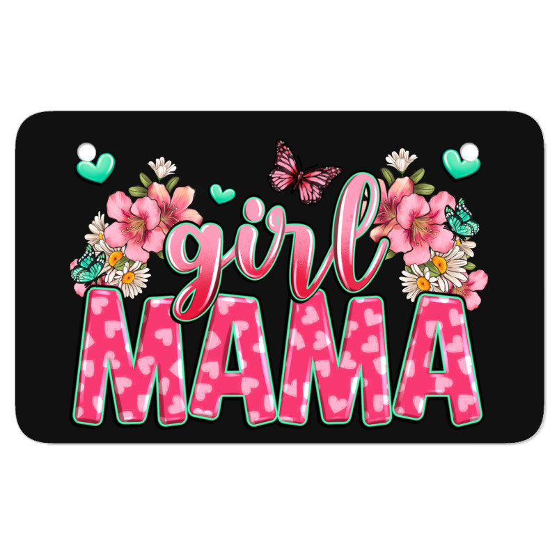 Girl Mama Atv License Plate | Artistshot