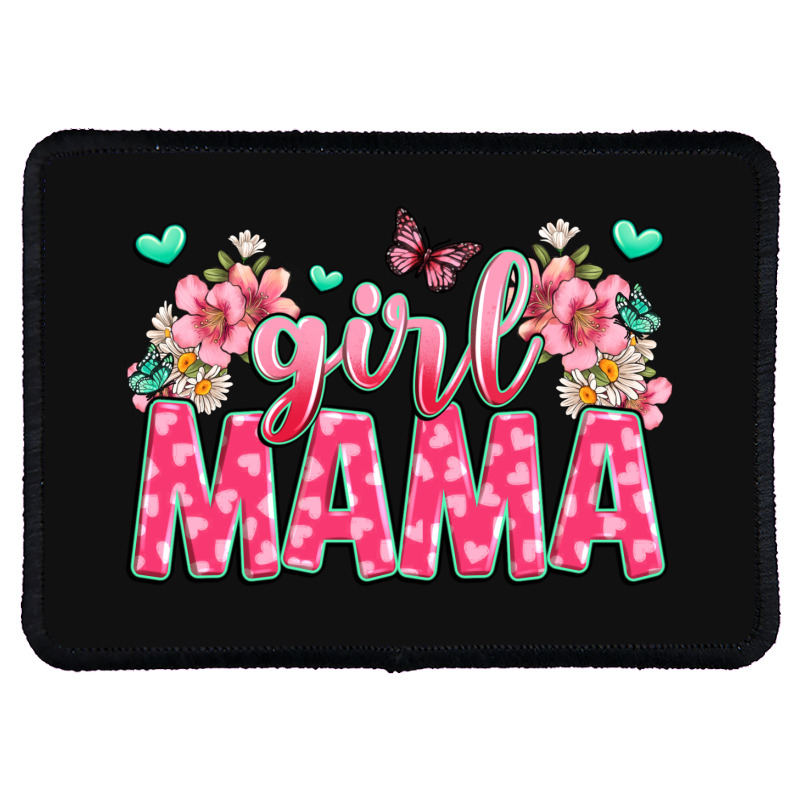 Girl Mama Rectangle Patch | Artistshot