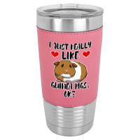 Cute Guinea Pigs Wildlife Nature Animal Leatherette Tumbler | Artistshot