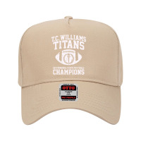 T.c. Williams Titans 1971 Football Champions Remember The Titans Adjustable Baseball Cap | Artistshot