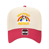 Cat Rainbow Not Today Satan Adjustable Baseball Cap | Artistshot